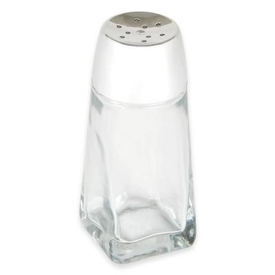 Anchor 16U Continental 2 oz Salt/Pepper Shaker - Glass, 4 1/4"H, Clear