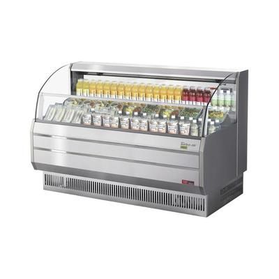 Turbo Air TOM-75SS-N 75 3/4" Horizontal Open Air Cooler w/ 3 Levels, 115v, Silver
