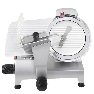 Adcraft SL-10 Manual Meat & Cheese Commercial Slicer w/ 10" Blade, Belt Driven, Aluminum, 1/3 hp, Manual Gravity Feed, 10" Diameter Knife, 120 V