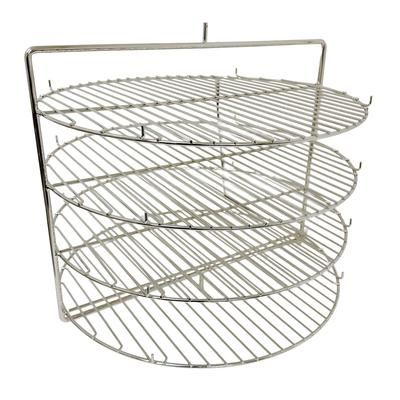 Nemco 66791-1 18" Round 4 Tier Rack System for 6452 & 6452 2 Pizza Merchandisers, 4-Tiered, Heavy Gauge Wire