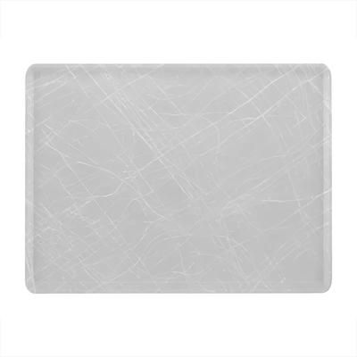 Cambro 1219D215 Rectangular Dietary Tray - For Patient Feeding, 12" x 19", Abstract Gray, Fiberglass
