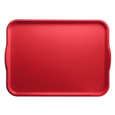 Cambro 1418H510 Rectangular Camtray Dietary Tray - 14" x 18", Fiberglass, Signal Red