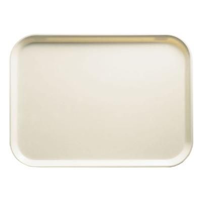 Cambro 1622538 Fiberglass Camtray Cafeteria Tray - 22"L x 16"W, Cottage White