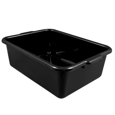 Cambro 21157CBR110 Cambox Bus Box - 15 3/16" x 20 3/16" x 6 15/16", Black, Hi-Impact Plastic