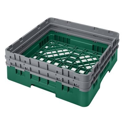 Cambro BR578119 Camrack Base Rack - 2Extenders, 1 Compartment, 7 1/4"H, Sherwood Green, 2 Extenders