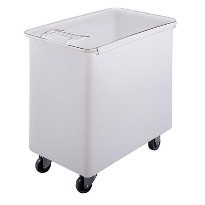 Cambro IB44148 Mobile Ingredient Bin - 42 1/2 Gallon Capacity, Clear Cover/White Base
