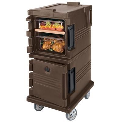 Cambro UPC600131 Ultra Camcart Insulated Food Carrier - 45 qt w/ 8 Pan Capacity, Brown, Dark Brown, 45-qt. Capacity