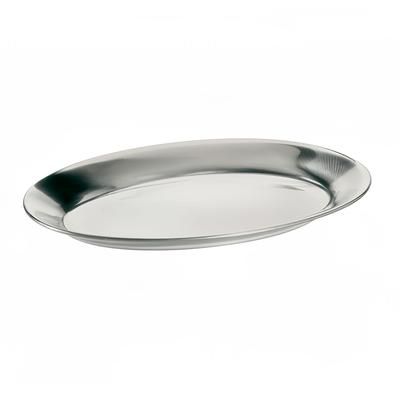 Browne 5811561 Steak Platter, Aluminum, 7 x 10 1/2 in, Mirror Finish, Silver