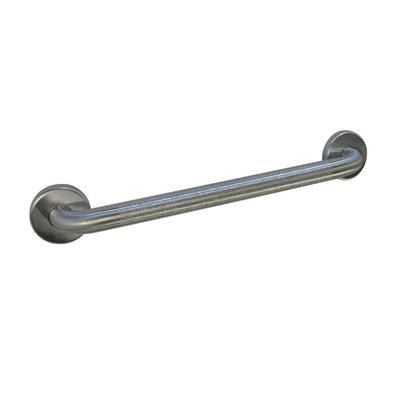 Bobrick B-5806.99X42 B-5806.99 Series Grab Bar, Peened Gripping Surface, 1 1/4" Diameter, 42"L, Concealed Mounting Flange, Stainless Steel