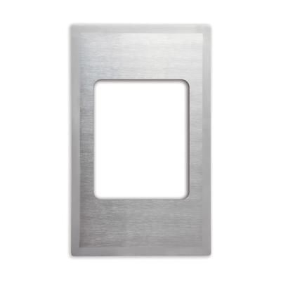 Vollrath 8242816 Miramar Single-Size Template - 1 Small Food Pan, Satin-Edge Stainless Steel