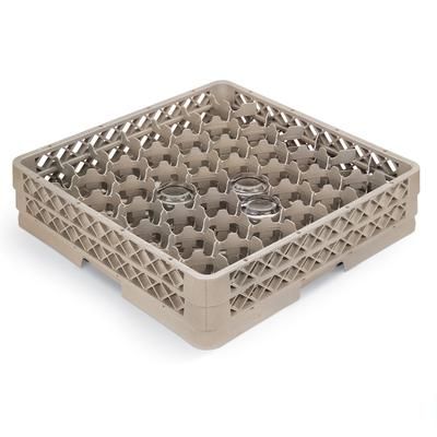 Vollrath TR13MM Traex Full Size Rack Max Glass Rack w/ 42 Compartments - 42 Extenders, Beige