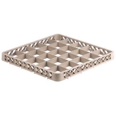 Vollrath TRB Full Size Glass Rack Extender w/ 25 Compartments, Beige