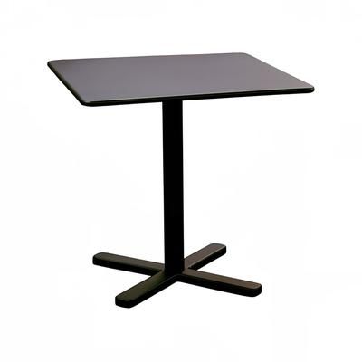 emu E529 (24) 32" Square Darwin Indoor/Outdoor Table - Steel, Antique Black, Powder Coated Steel