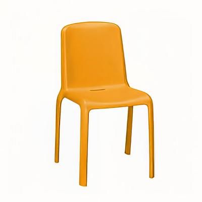emu B9007 (68) Milo Indoor/Outdoor Stackable Side Chair - Plastic, Orange, Polypropylene