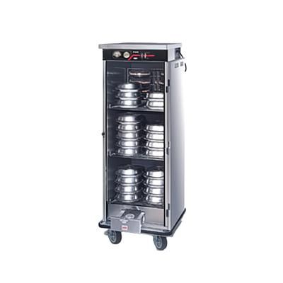 FWE E-480 48 Plate Heated Meal Delivery Cart, 120v, Stainless Steel