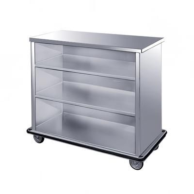 FWE SPSC-6 Back Bar, 26 1/2" x 45 1/2" x 72" L, Welded Steel Frame, Stainless Steel Interior