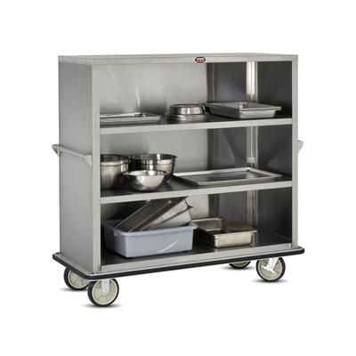 FWE UCE-415 Enclosed Banquet Cart - 4 Levels, 1600 lb. Capacity, Stainless Steel