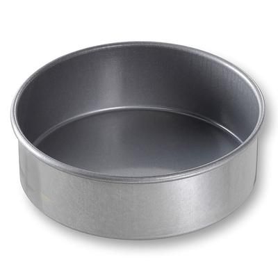 Chicago Metallic 46020 Cake Pan, 6" Dia., 2" Deep, Non-coated 26 ga. Aluminized Steel, 1 Dozen