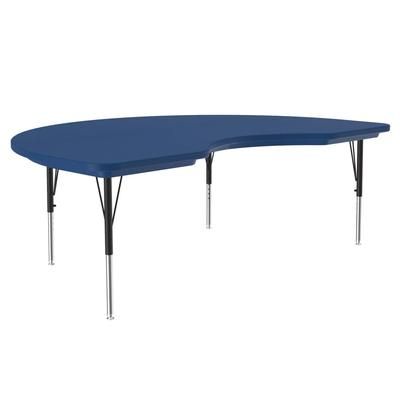 Correll AR4872-KID-27-09 Activity Table w/ Plastic Top, 72"W x 48"D - Blue