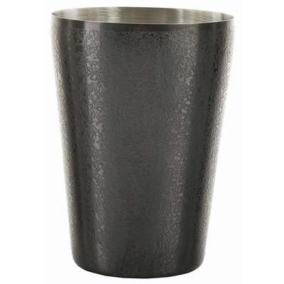 Tablecraft 10554 18 oz Cocktail Shaker - Stainless Steel, Black