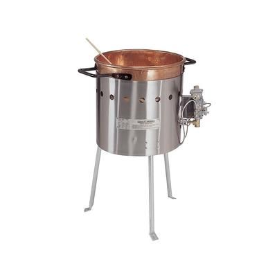 Gold Medal 4110BG Candy/Caramel Apple Gas Stove for Outdoor - 35,000 BTU, Silver
