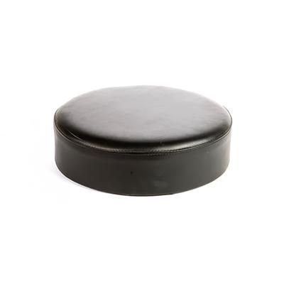 Oak Street SL2129TOP-BLK Replacement Button Top Bar Stool Seat, Black Vinyl