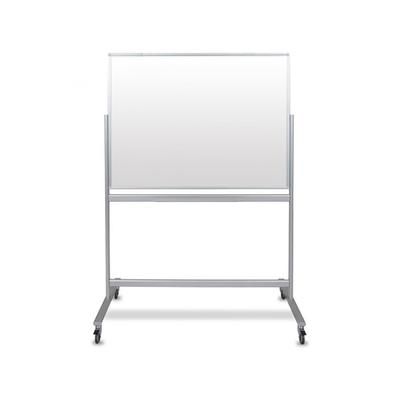 Luxor MMGB4836 48" x 36" Double Sided Mobile Whiteboard w/ Aluminum Frame