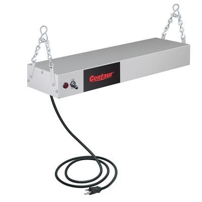 Centaur CENSH-36120 36" Infrared Strip Warmer - Single Rod, 1 Built In Toggle Control, 120v, Silver