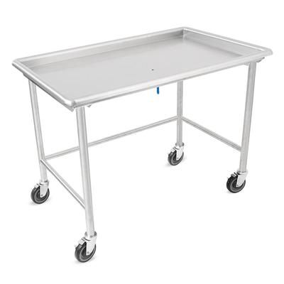 John Boos DST6-3037SBW-C-X Mobile Sorting Table w/ 3" Raised Edge - 36 7/8"W x 30 3/8"D, Stainless Steel