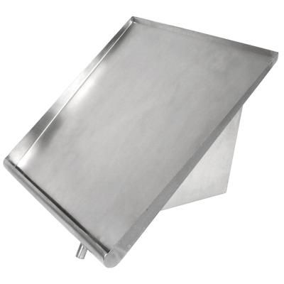 John Boos PB-SRW-63 Solid Wall Mounted Sorting Shelf, 63"W x 18"D, Stainless Steel, 3 Rack Capacity