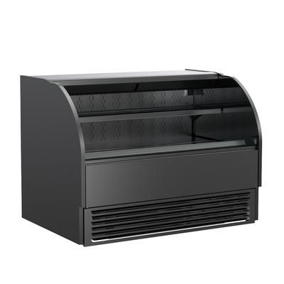 Structural Concepts HMO5136R 50 3/4" Harmony Horizontal Open Air Cooler w/ 2 Levels, 110-120v, Black