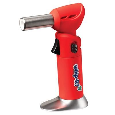 Whip-It! TC-FLEX-03R Butane Culinary Torch - Rotating Tip, Adjustable Flame, Red