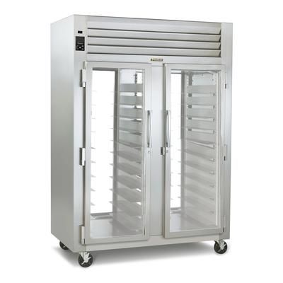 Traulsen RHF232WP-FHG Full Height Insulated Mobile Heated Cabinet w/ 6 Pan Capacity, 208v/1ph, Pass Thru, 2 Sections, Stainless Steel