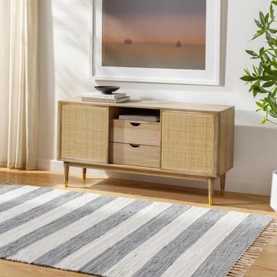 Moby 5' x 7'6" Cottage Cotton Arctic Stone/Dark Gray/Pewter/Smoke/Gray Area Rug - Boutique Rugs