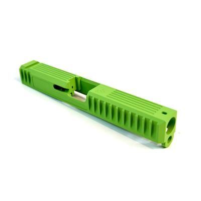 Gun Cuts Bulldog Slide for Glock 17 Optic Cut Zombie Green GC-G17-BUL-ZGR-RMR