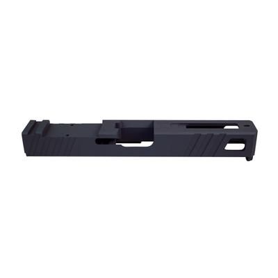Gun Cuts Apprentice Slide for Glock 17 No Optic Cut Battleworn Gold GC-G17-APP-GOLBW-NO