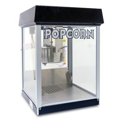 Gold Medal 2404MD FunPop Popcorn Machine w/ 4 oz EZ Kleen Kettle & Midnight Dome, 120v, Stainless Steel