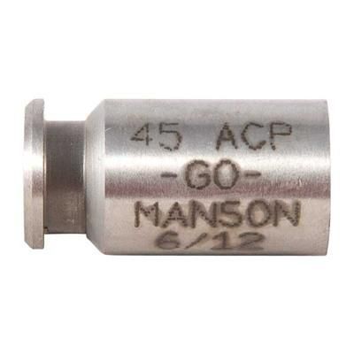 Manson Precision Rimmed/Rimless Pistol/Rimmed Rifle Cartridge Headspace Gauges - Go Gauge, Fits .45