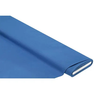Tissu coton "Lisa", bleu royal