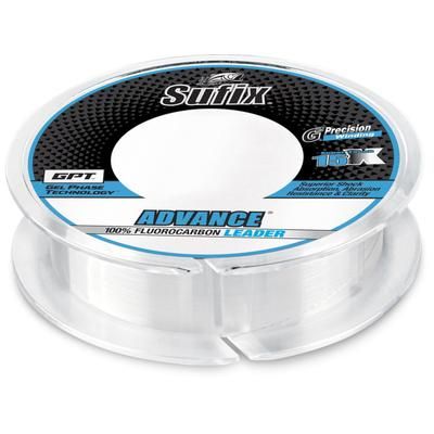 Sufix Advance Fluorocarbon Leader 100lb Line Clear 25 Yds 684-100C