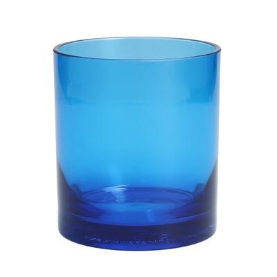 Fortessa DV.PS.HHH112BL 14 oz Outside Double Old Fashioned Glass, Plastic, Blue
