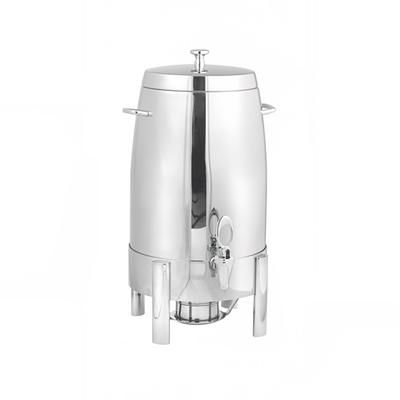 Eastern Tabletop 3285 5 gal Medium Volume Dispenser Coffee Urn w/ 1 Tank, Chafing Fuel, Silver