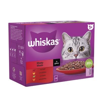12x85g Classic Selection in Gravy 1+ Whiskas Wet Cat Food