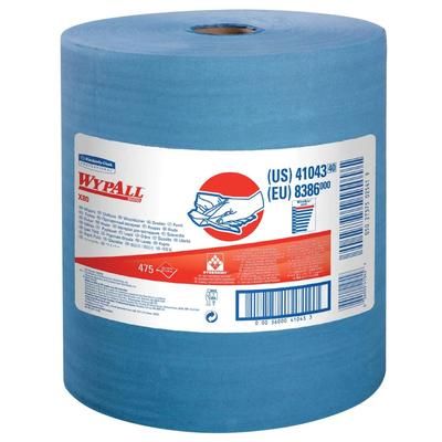 Kimberly-Clark 41043 WypAll 475 Reusable Cloth Jumbo Roll, Blue