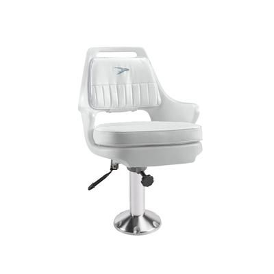 Wise Standard Pilot Chair w/ WP23-15-374 Ped Wise White Medium 8WD015-710