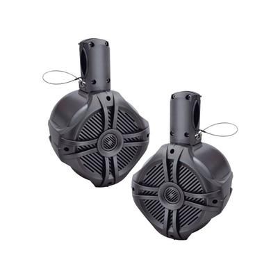 Power Acoustik Marine 6.5in Wake Tower Speaker - Pair Titanium MWT-65T