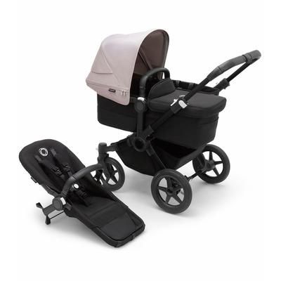 Bugaboo Donkey 5 Mono Complete Single-to-Double Stroller - Black / Midnight Black / Misty White