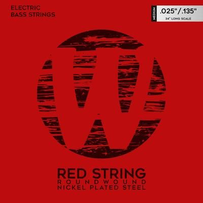 Warwick 46401 Red Strings Nickel
