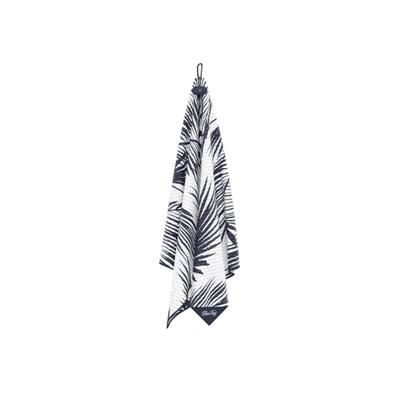 Blue Tees Golf Magnetic Standard Towel Palm Navy 18 x 18 in TW-HTG-MST-NP