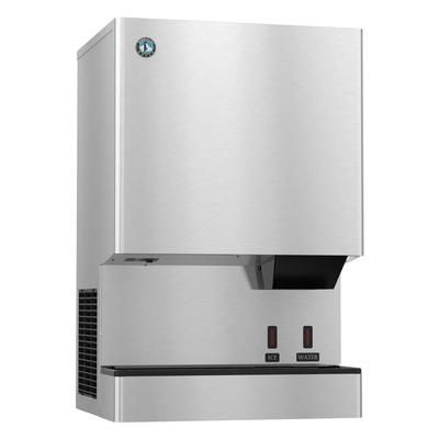 Hoshizaki DCM-500BAH-OS 618 lb Countertop Water & Nugget Ice Dispenser for Commercial Ice Machines - 40 lb Storage, Cup Fill, 115v, 618 lbs./Day Nugget Ice Capacity, Sensor Activated, Stainless Steel